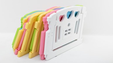 Nanny Annie Interactive Block Style Baby Playpen with Door 19696