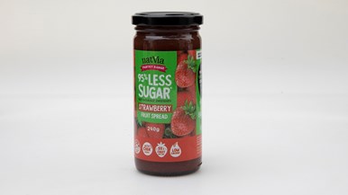 Natvia 95% Less Sugar Strawberry Fruit Spread