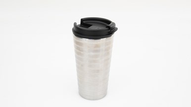 Nespresso Touch Travel Mug Silver Tumbler Stainless Steel 345ml