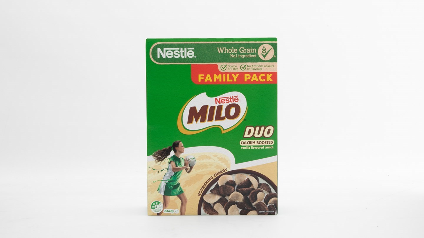 Nestle Milo Duo Cereal Review Breakfast cereals comparison CHOICE
