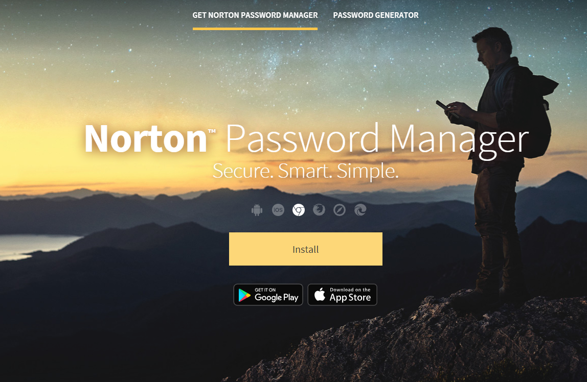 Norton Password Manager carousel image