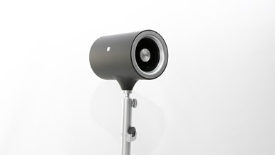 Omega Altise Aura 125cm High Flow Pedestal Fan OP125BLK