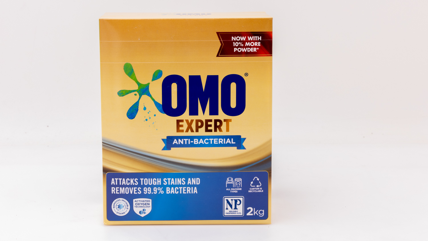 Omo Expert Anti-Bacterial Powder Front Loader carousel image
