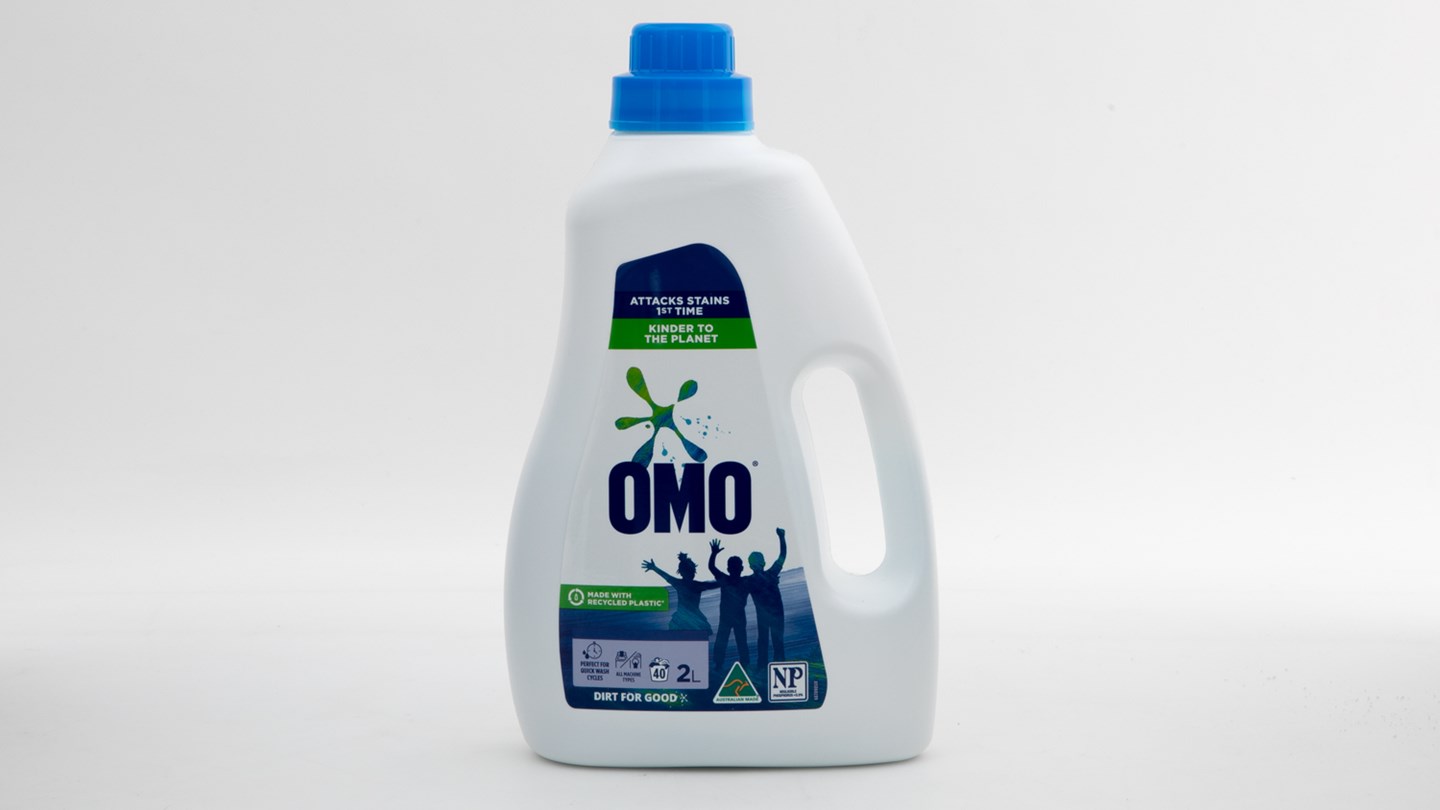 Omo Ultimate Liquid Front loader Review Laundry detergent CHOICE