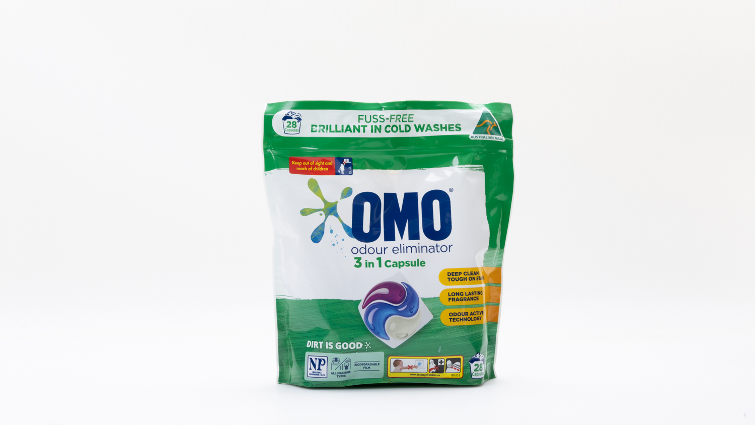 Omo Odour Eliminator 3 in 1 Capsule Top Loader