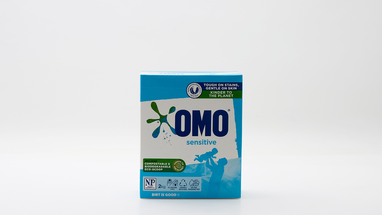 Image of Omo Sensitive Powder Front Loader