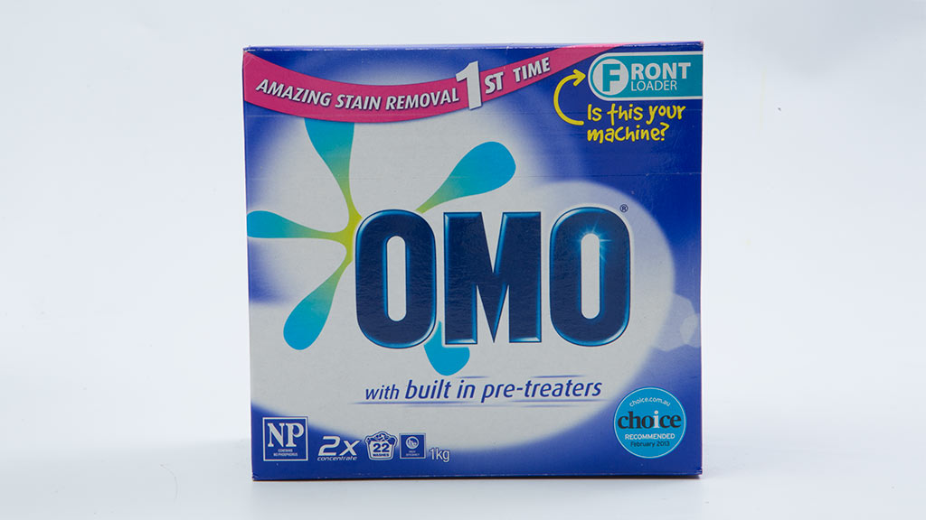 Omo with built in pre-treaters front loader powder carousel image