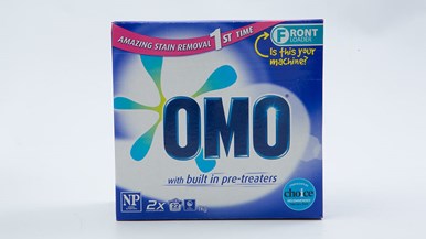 Omo with built in pre-treaters front loader powder