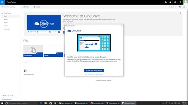 Onedrive Online storage