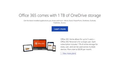 Onedrive Online storage