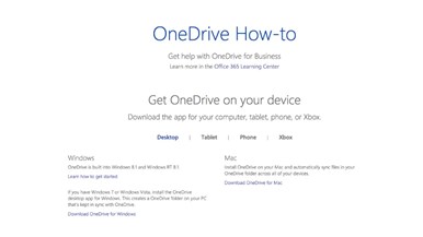 Onedrive Online storage