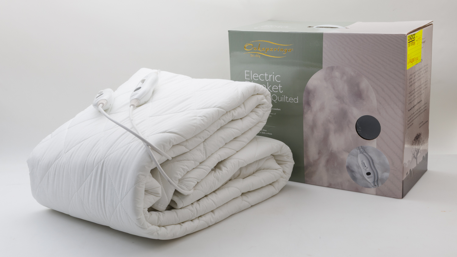 Onkaparinga Electric Blanket Cotton Quilted TH203x152-2XC / CEBOTH2C