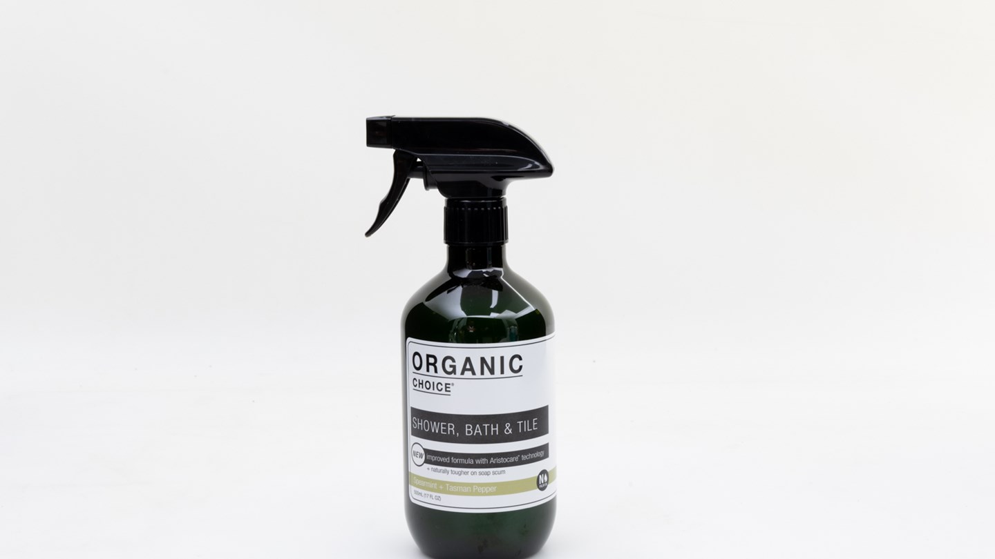 Organic Choice Shower, Bath & Tile Cleaner Review Bathroom cleaner