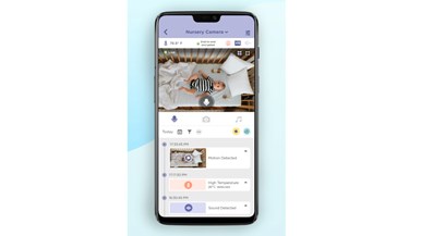 Oricom OBH36T Nursery Pal Premium 5u0022 Smart HD Baby Monitor with Touch Screen HubbleClub (App)