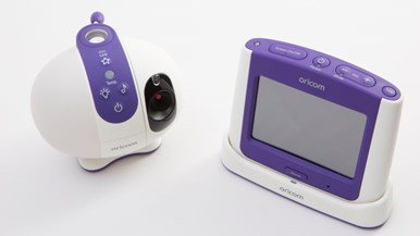 Oricom Secure870 3.5u0022 Touchscreen Video Baby Monitor with Lightshow