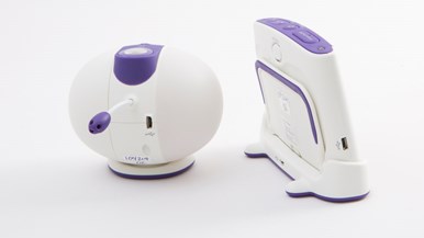 Oricom Secure870 3.5u0022 Touchscreen Video Baby Monitor with Lightshow