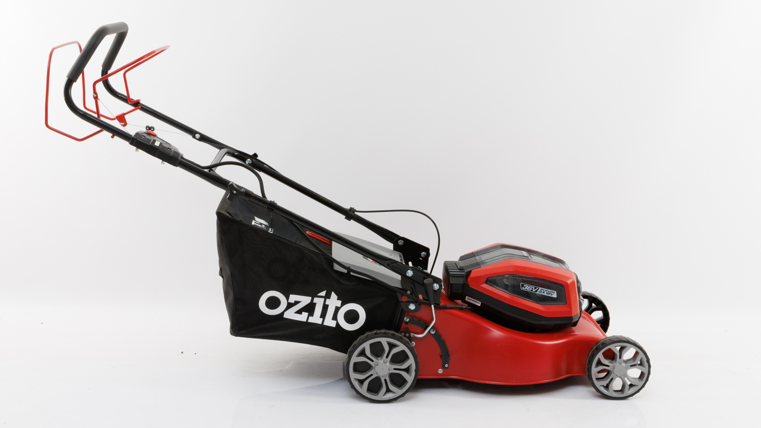 Ozito PXC 36V 2 x 18V 460mm Brushless Self-Propelled Steel Deck Lawn Mower 4.0Ah Kit PXBMK-4047SP