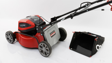 Ozito PXC 36V 2 x 18V 460mm Brushless Self-Propelled Steel Deck Lawn Mower 4.0Ah Kit PXBMK-4047SP