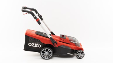 Ozito PXC 36V (2x18V) 380mm Brushless Lawnmower Kit 4.0Ah (PXBTMK-2438)