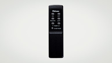 Paloma PJC-W25FN unflued gas heater-remote-control-view