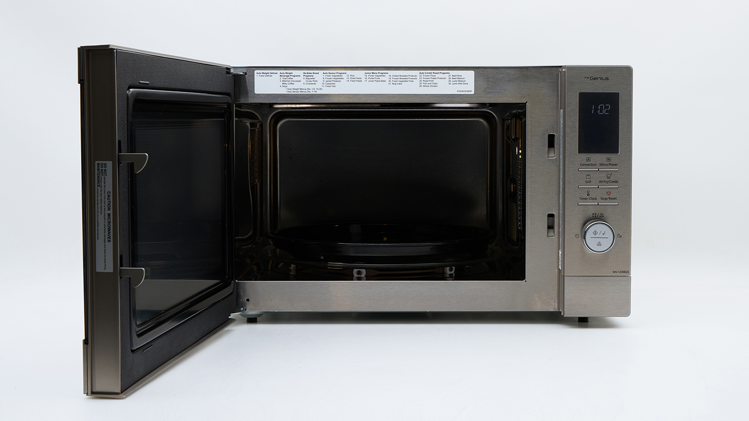 Panasonic 34L Combi Air Fry Convection. Microwave NN-CD88QS