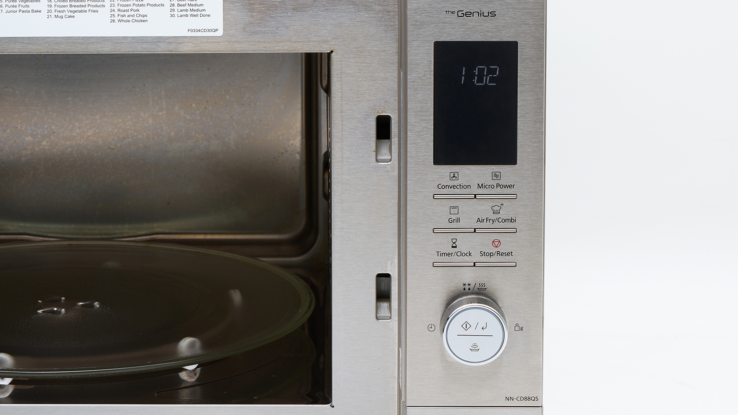 Panasonic 34L Combi Air Fry Convection. Microwave NN-CD88QS