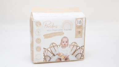 Pandas Eco-disposable Nappies Medium Size 3