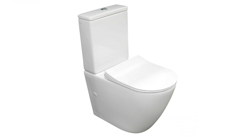 Parisi Ellisse Rimless Ambulant Back To Wall Toilet Suite