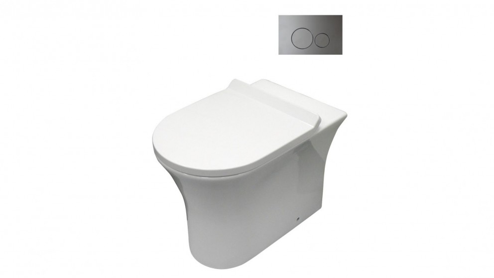 Parisi Play MK II Wall Faced Pan with In Wall Cistern and Flushplate carousel image
