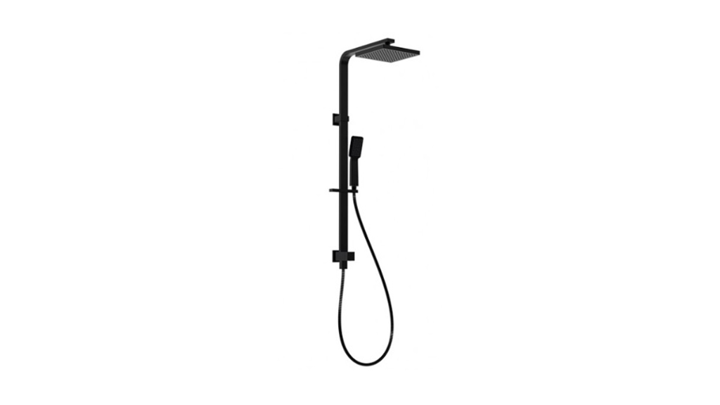 Parisi Quad II Twin Shower System Matte Black HQ2.08-D2W.02