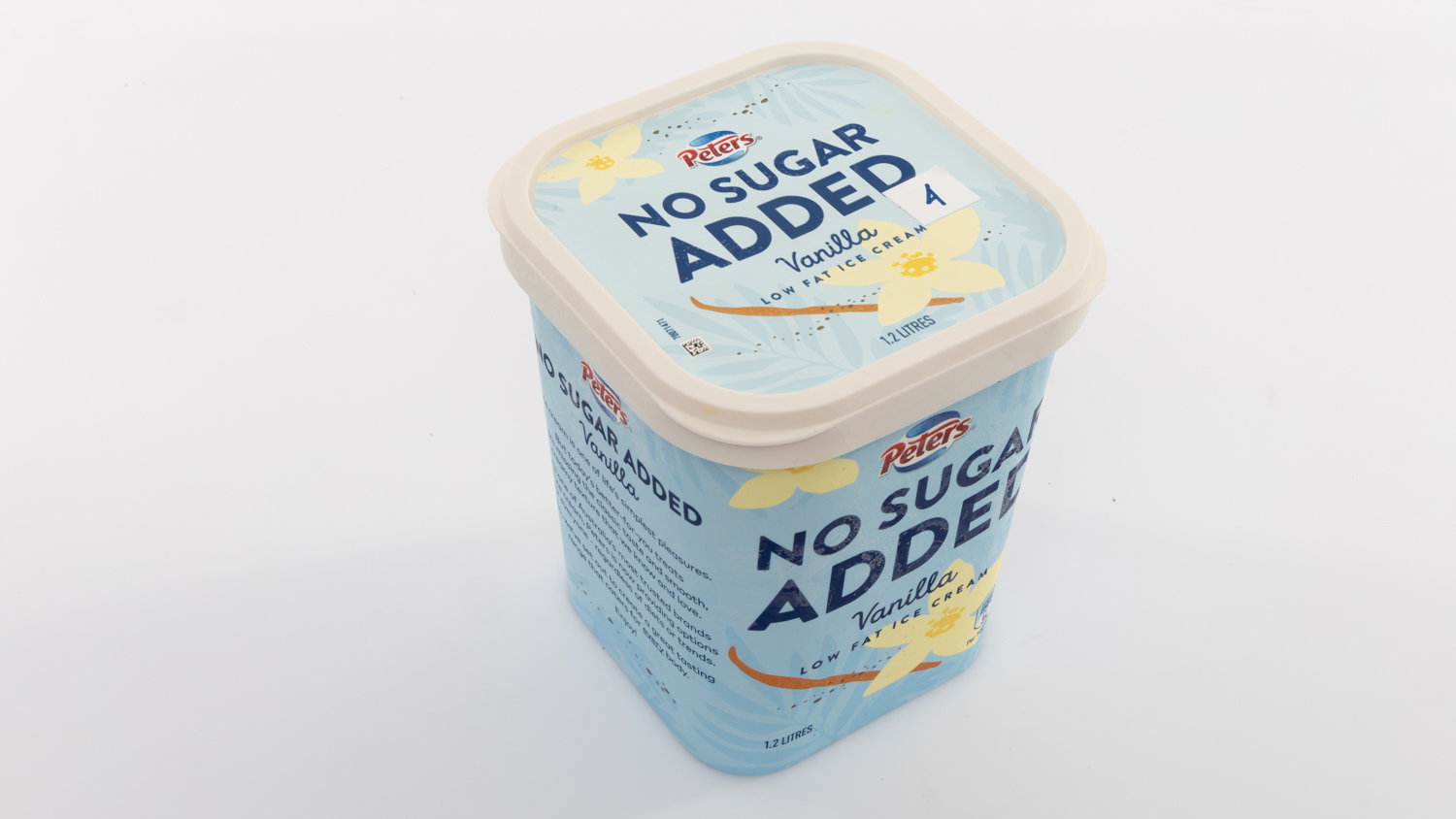 Peters No Sugar Added Vanilla Ice Cream Review Vanilla ice cream CHOICE