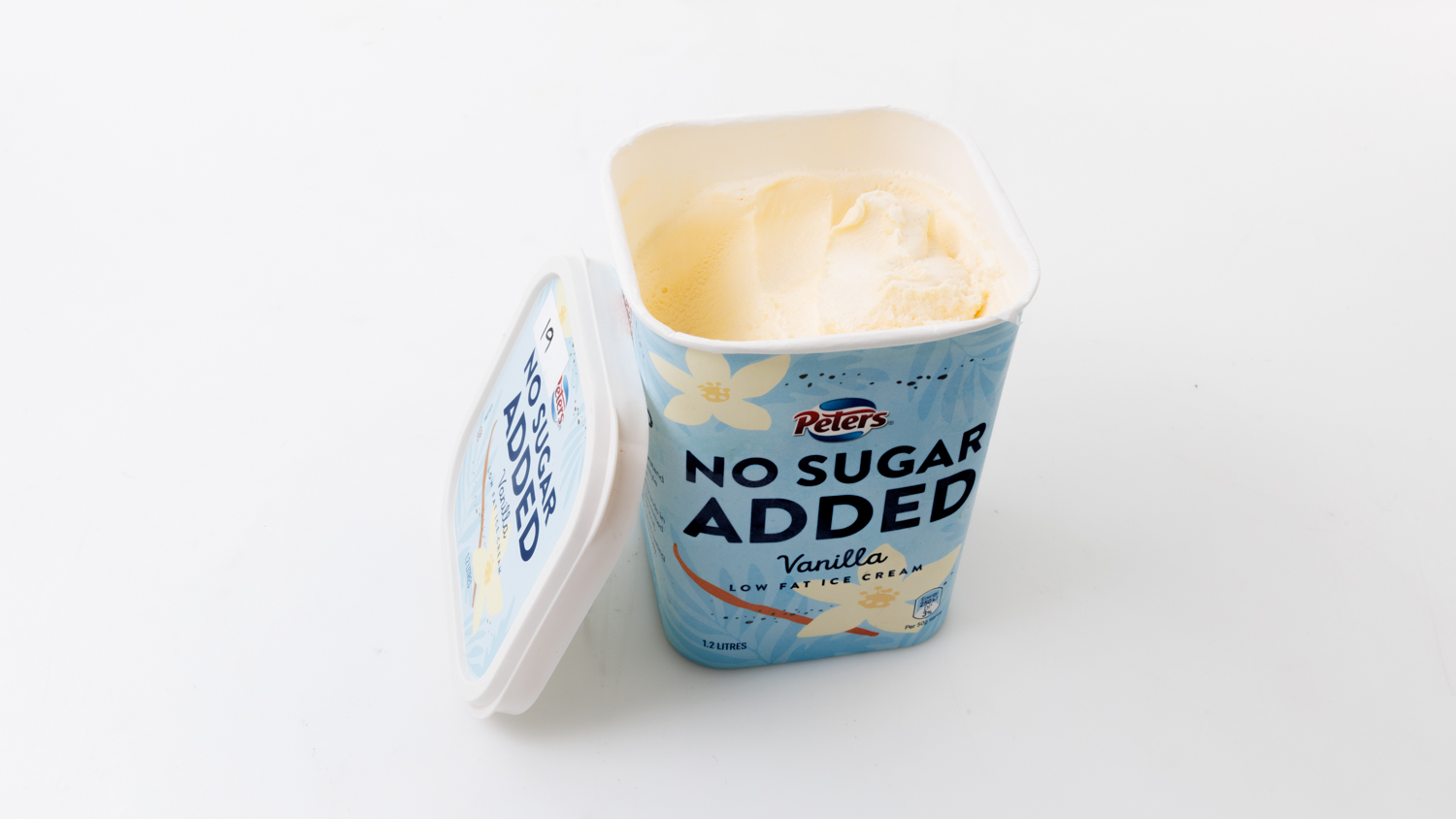 Peters No Sugar Added Vanilla Low Fat Ice Cream