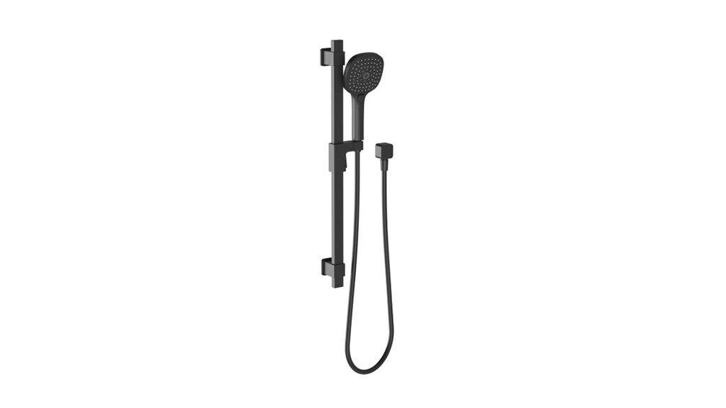 Phoenix Reva Square Rail Shower Black 131-6830-10