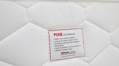 Pixie Baby Cot Mattress PCM140