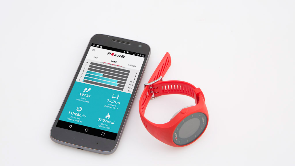 polaroid kids ipx 7 gps active tracking watch blue