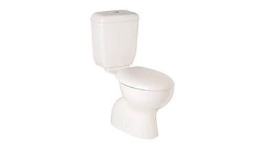 Posh Solus Round Link Toilet Suite S Trap with Soft Close Seat White