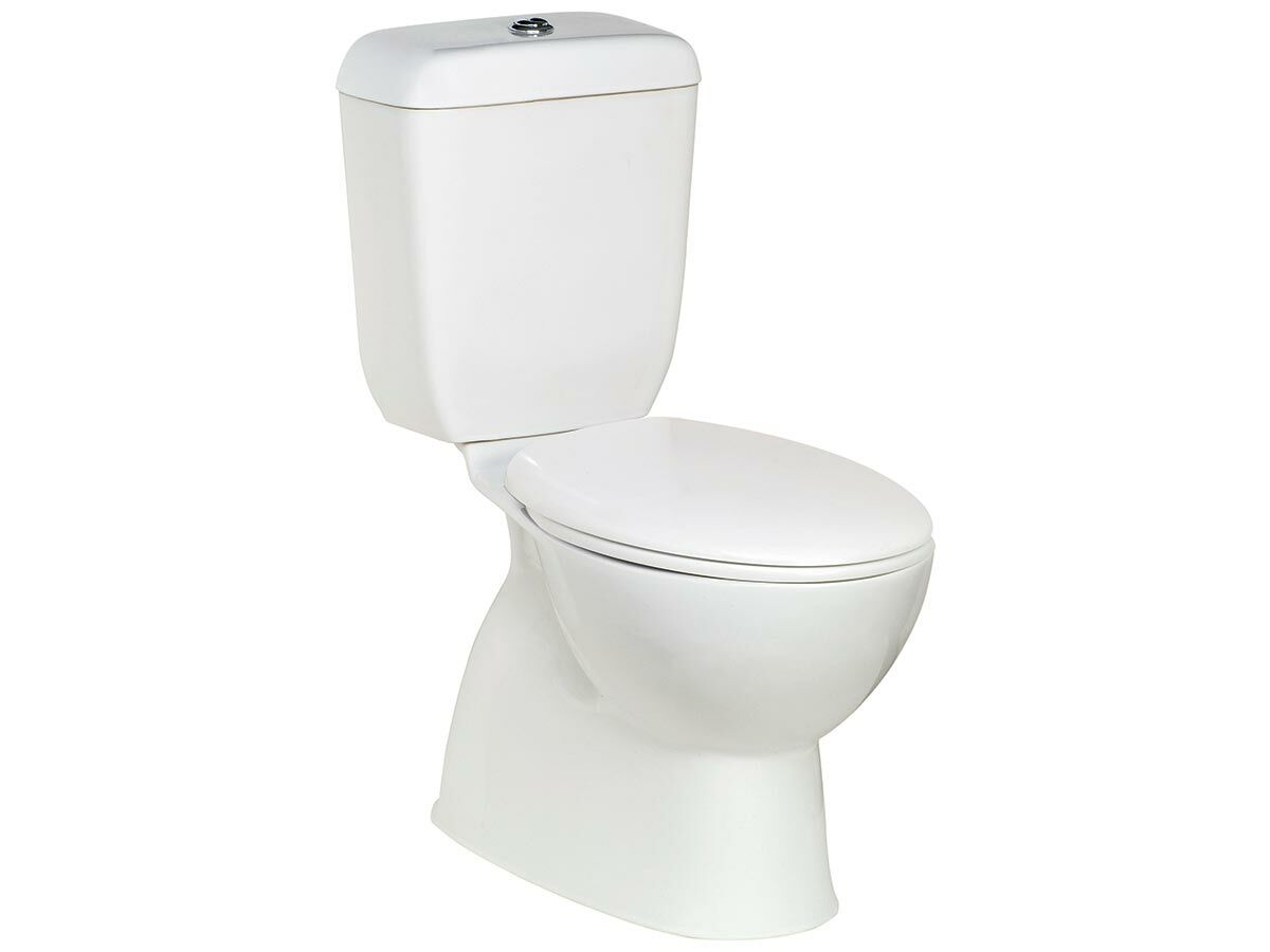 Posh Solus Round Toilet Suite Closed Coupled PTrap with Quick Release