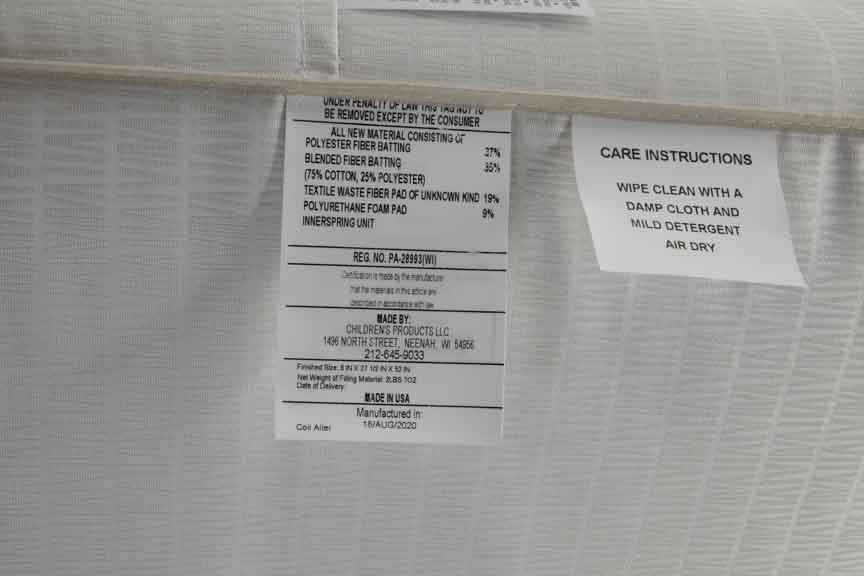 Pottery Barn Kids Lullaby Supreme Crib Mattress SKU 1065267