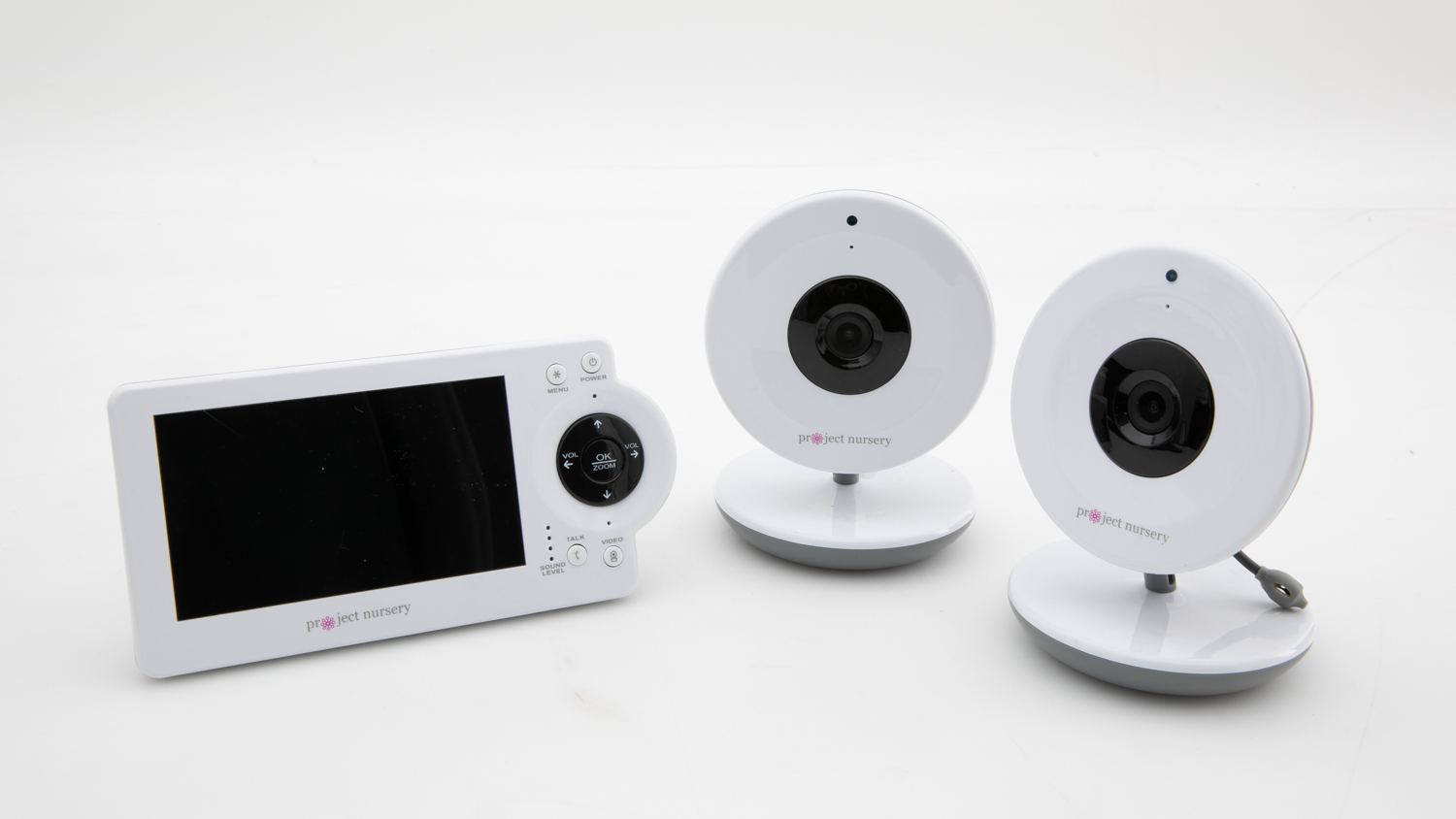 Project Nursery PNM4N12 4.3" Video Baby Monitor System with 2 Digital Zoom Cameras