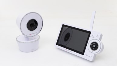 Project Nursery PNMDUAL5P HD Dual Connect Baby Monitor System with Wi-Fi viewing and dedicated touchscreen parent unit