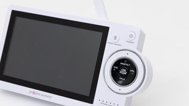 Project Nursery PNMDUAL5P HD Dual Connect Baby Monitor System with Wi-Fi viewing and dedicated touchscreen parent unit