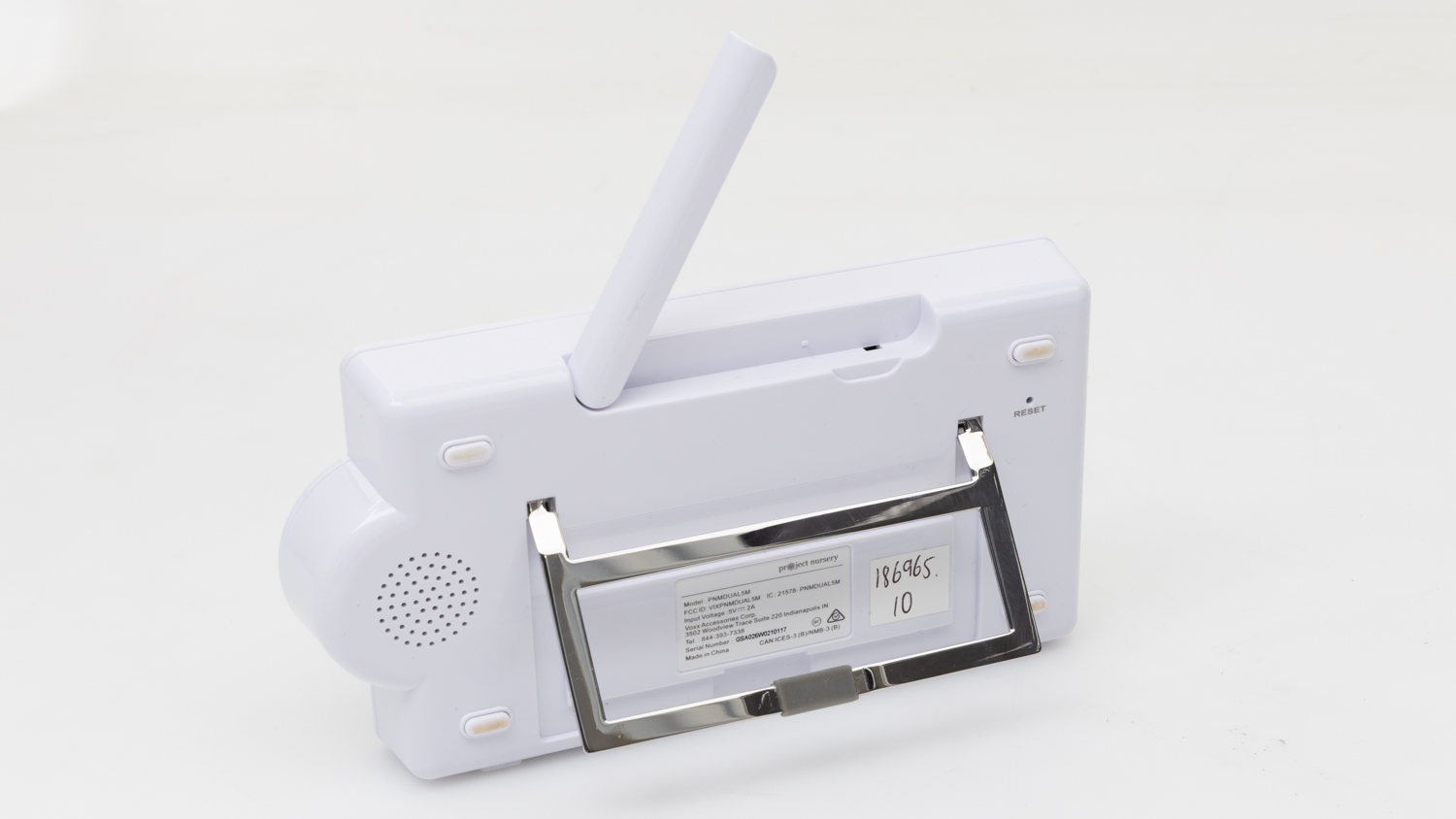 Project Nursery PNMDUALCAM HD Dual Connect Baby Monitor System with Wi-Fi viewing and dedicated touchscreen parent unit