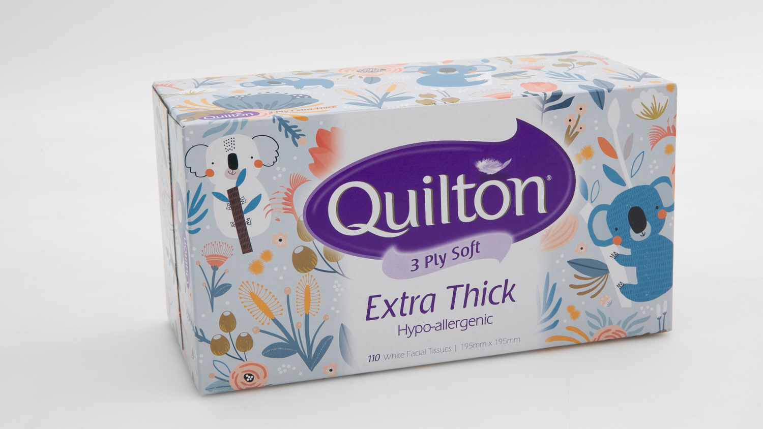 Quilton Extra Thick Hypo-allergenic 3 Ply Soft 110 tissues