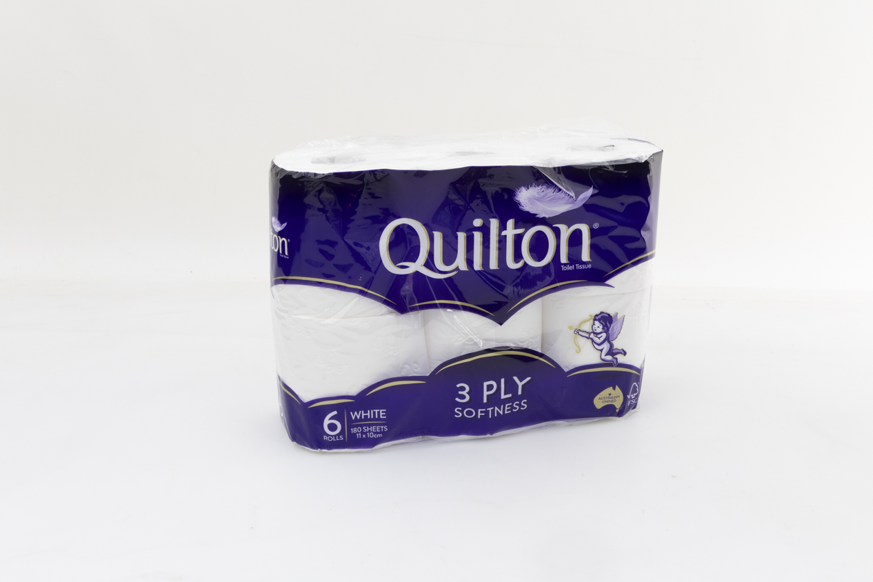 Quilton Toilet Tissue 3 ply Softness White carousel image