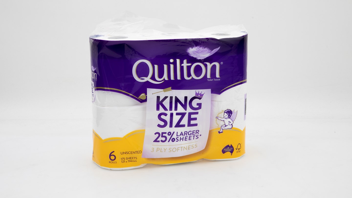 Quilton Toilet Tissue Shea Butter in Gold 4 ply Review Toilet paper