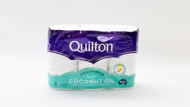 Quilton Toilet Tissue with Coconut Oil 3 ply