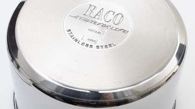 Raco Contemporary Stainless Steel 20cm Covered Saucepan 3.8Ltr