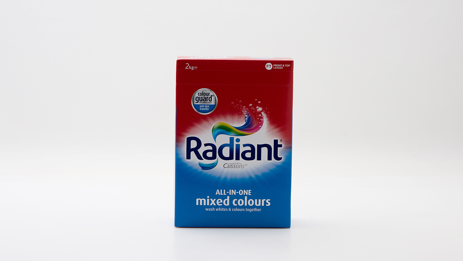 Image of Radiant All-In-One Mixed Colours Laundry Powder Top Loader