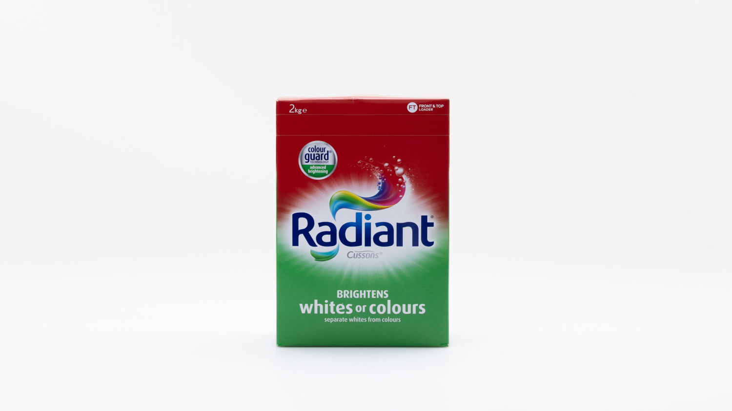 Radiant Brightens Whites or Colours Liquid Front Loader