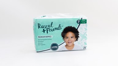 Rascal + Friends Premium Nappies Unisex Size 7